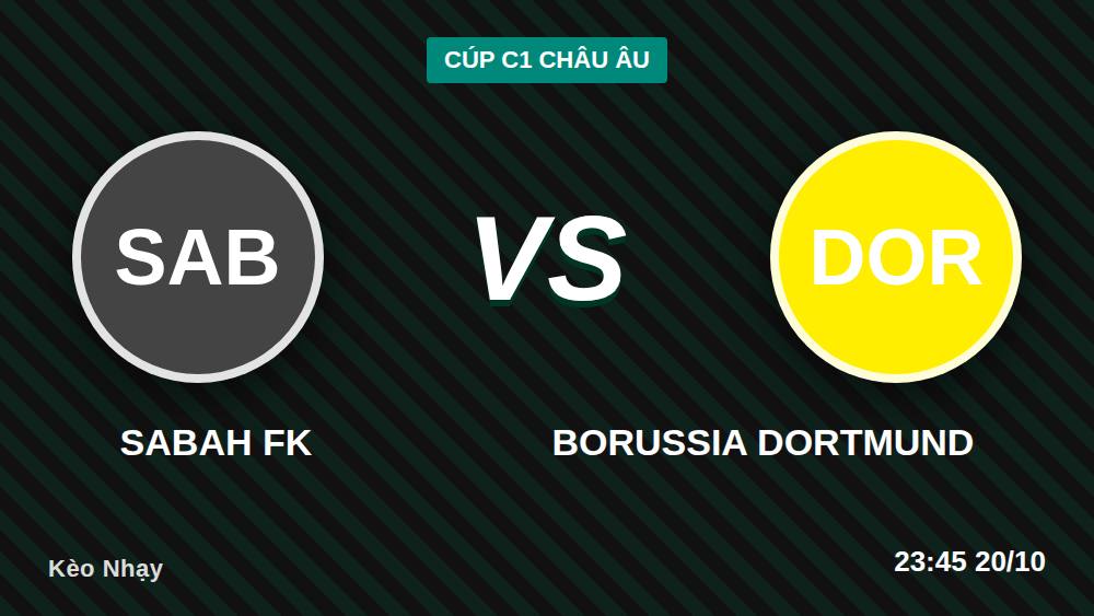 5 điểm soi kèo Sabah FK vs Dortmund: Cúp C1 rực lửa tại Baku