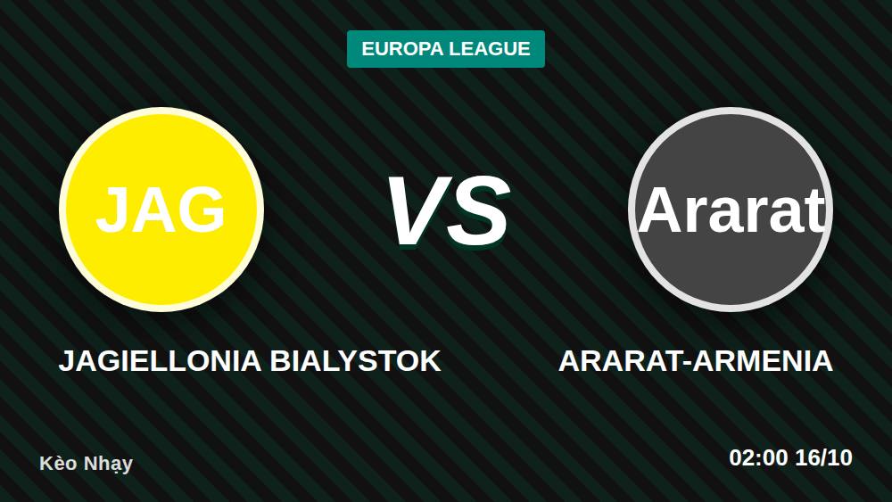 Jagiellonia vs Ararat: Kèo -245 Có Đáng Tin Ở Europa League?
